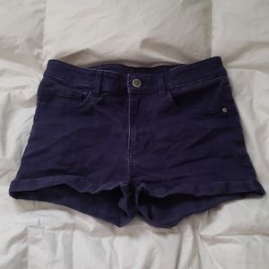 blue jean shorts